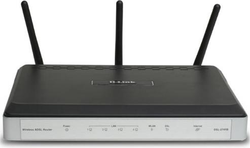 D-Link DSL-2741B, ISDN ADSL2+ WLAN Modem-Router 270 Mbit