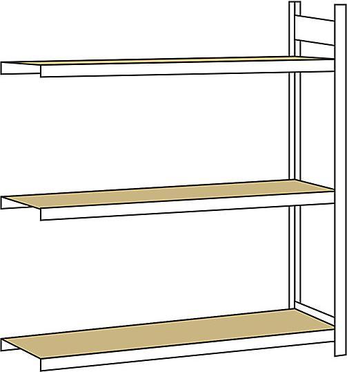Produktbild Schulte Lagertechnik Anbauregal WS 2000 mit Spanplatten