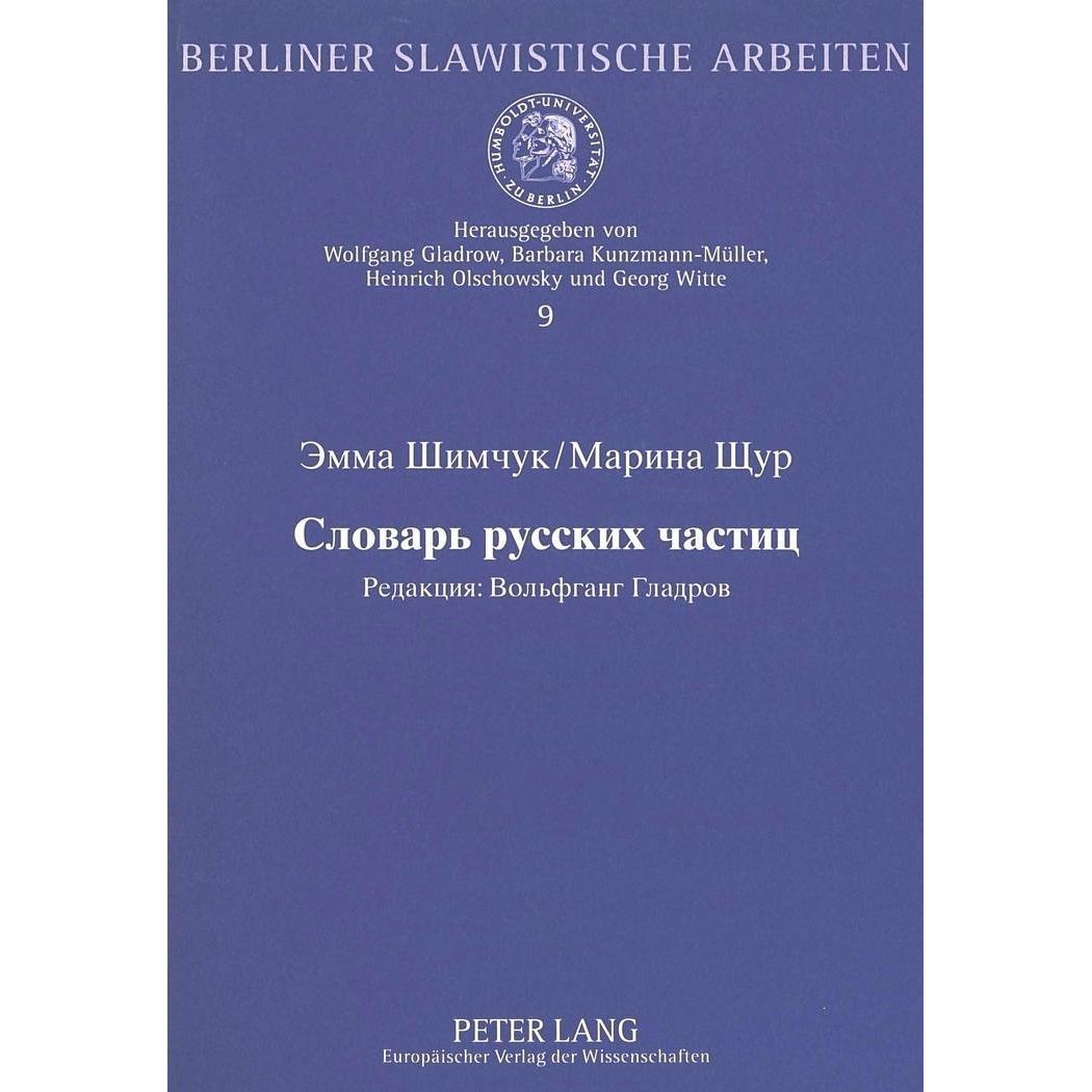Woerterbuch Der Russischen Partikeln, Fachbücher von Marina, Simcuk, Emma Scur