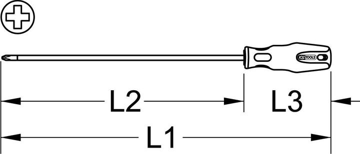 Produktbild KS Tools ERGOTORQUEplus Schraubendreher (6-Kant)