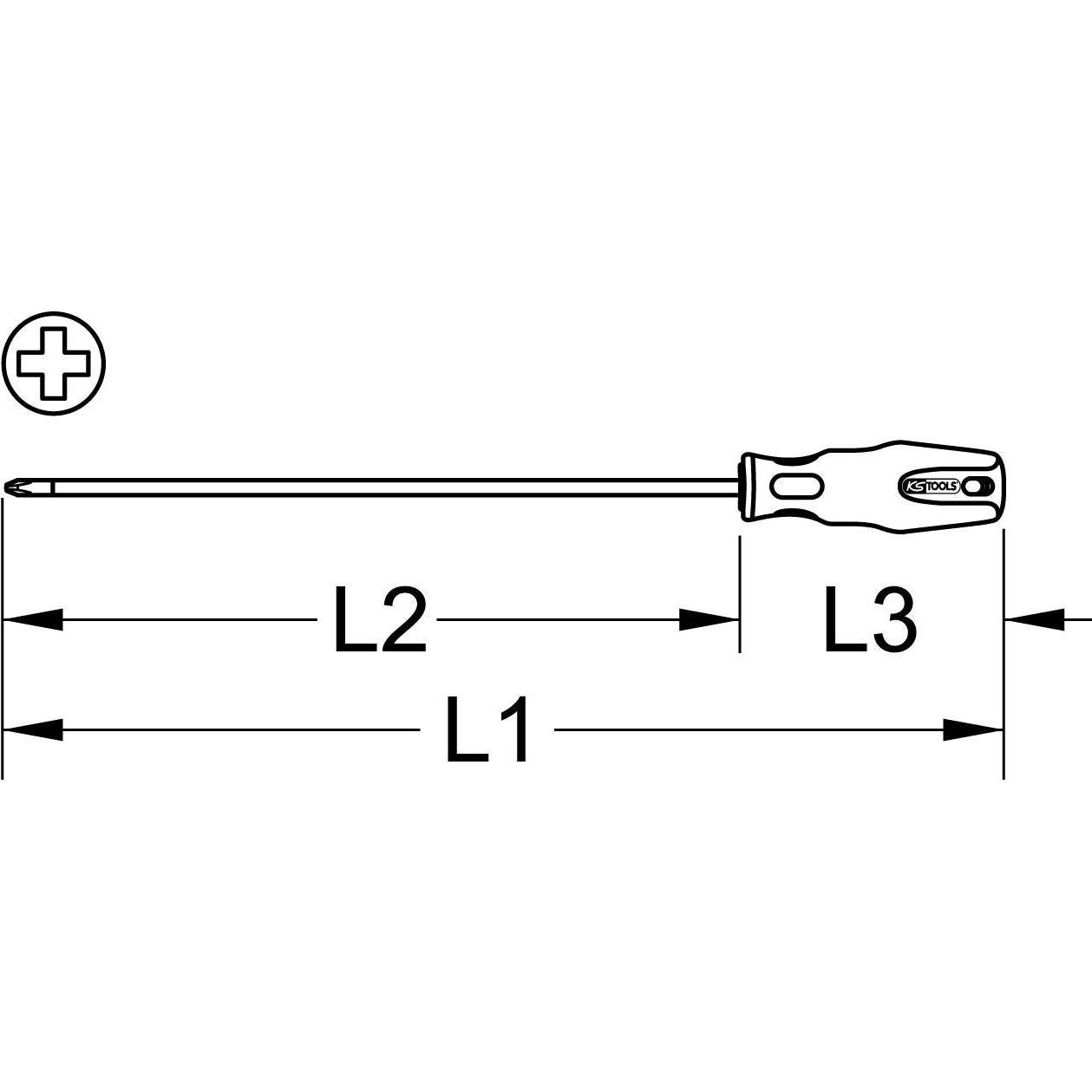 Thumbnail - KS Tools, Schraubenzieher, ERGOTORQUEplus Schraubendreher (6-Kant)