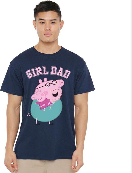 Image du produit Peppa Pig - T-shirt motif Papa Pig GIRL DAD - Adulte (L)