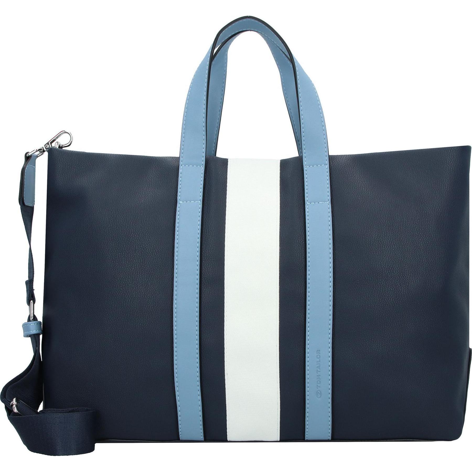 Tom Tailor, Tasche, Zena Shopper Tasche 43 cm, Blau, (14 l)