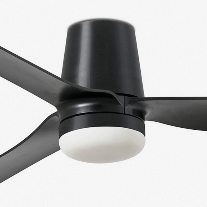 Actual product image Faro DC Deckenventilator Punt Tub SW-SW mit LED
