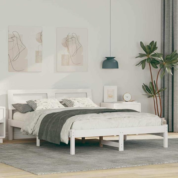 Image du produit vidaXL Plattformbettgestell (135 x 190 cm)