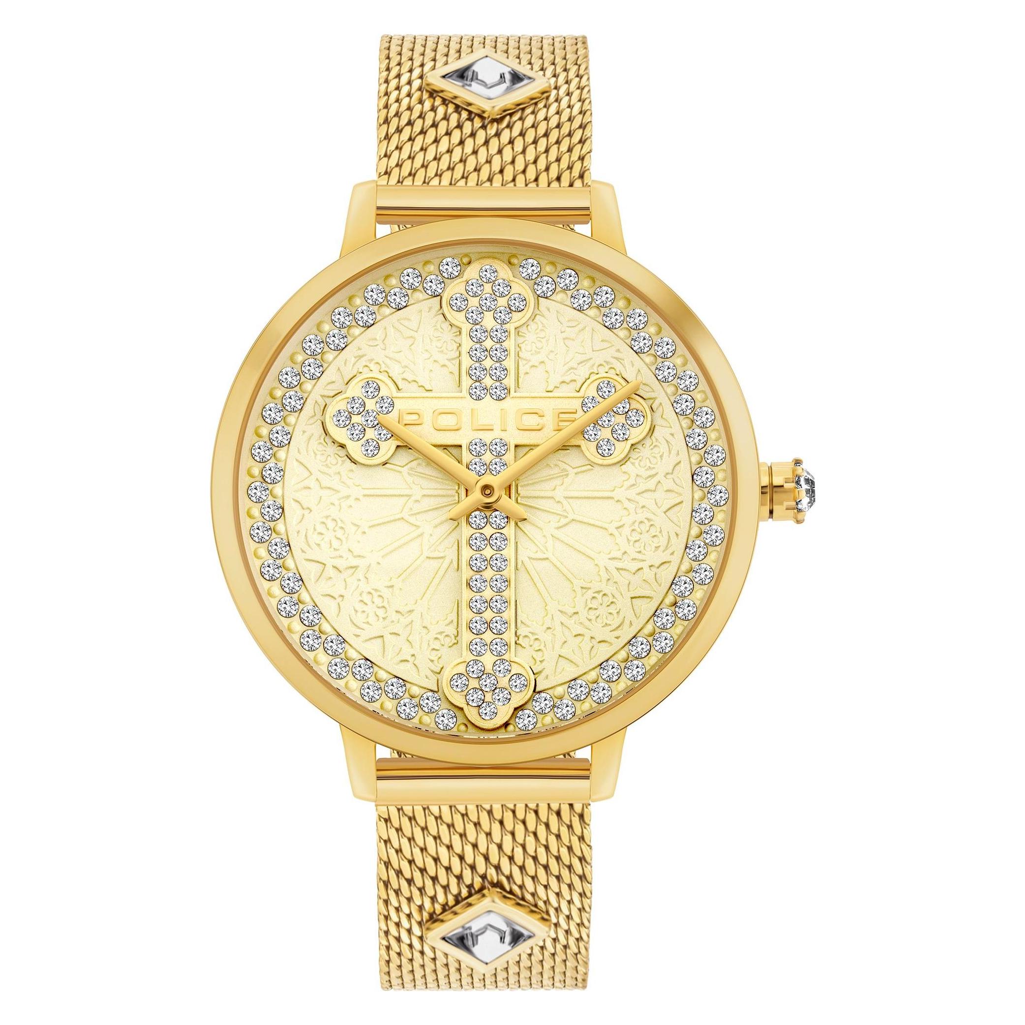 Police, Horloge, Socotra, Goud, (Analoog Horloge, 36 mm)