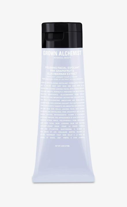 Immagine prodotto Grown Alchemist Esfoliante viso lucidante: Pompelmo rosa ed estratto di glucomannano (Scrub detergente, 75 ml)