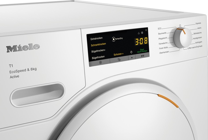 Actual product image Miele Wärmepumpen-Trockner TWA520WP 8kg Active (8 kg, Left)