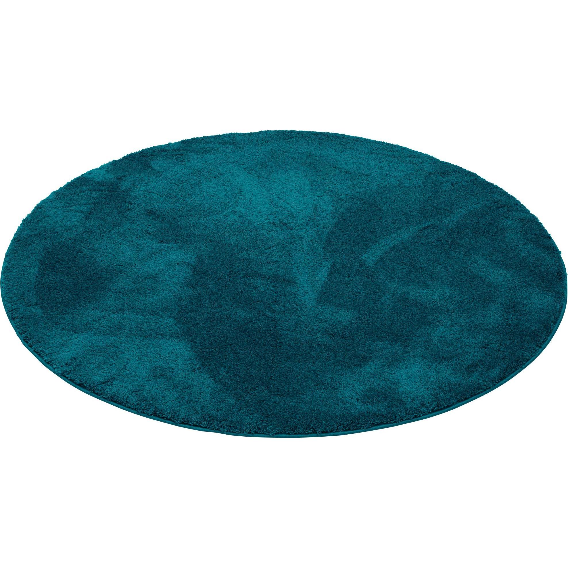 Pergamon, Teppich, Luxus Super Soft Hochflor Teppich Silky Rund (200 x 200 cm)
