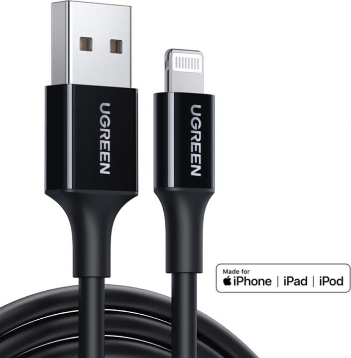 Produktbild Ugreen Lightning zu USB-A 2.0 Kabel (1 m, USB 2.0)