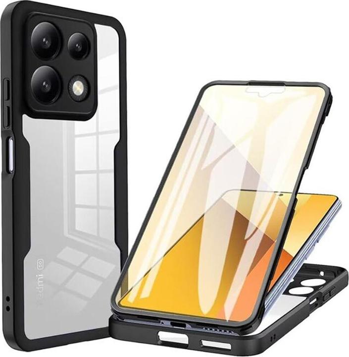 Actual product image Techsuit - ColorVerse 360 Series + Screen Protector - Xiaomi Poco X6 Pro - Black (Xiaomi Poco X6 Pro)