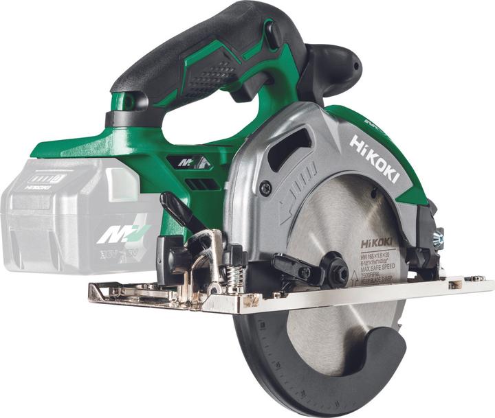1 TCT saw blade, 1 key, 1 rip fence, without battery and charger, in a case