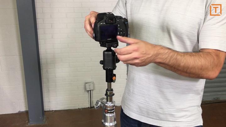 Actual product image Tether Tools Adapter Rock Solid Baby Ballhead