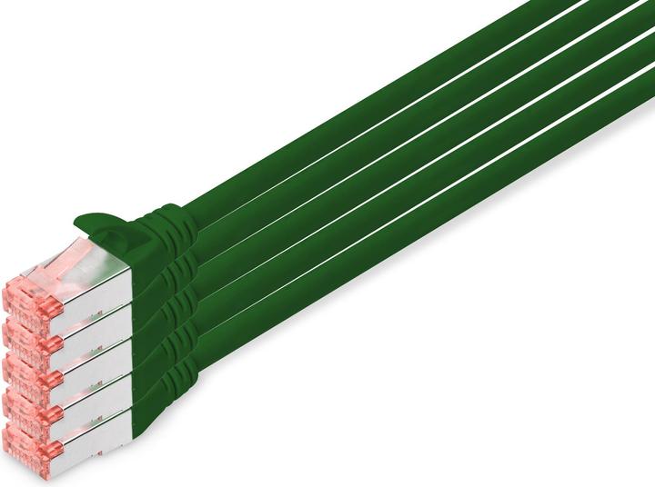 Immagine prodotto Digitus Cavo adattatore CAT5e S-FTP, 10m, verde (S/FTP, CAT6, 10 m)