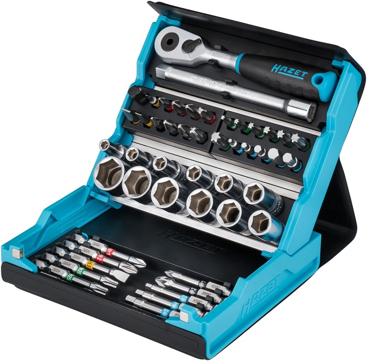 Produktbild HAZET SmartCase Steckschlüssel Satz 2200SC-2 ∙ Sechskant6,3 (1/4 Zoll), Vierkant6,3 mm (1/4 Zoll) ∙… (25 mm)