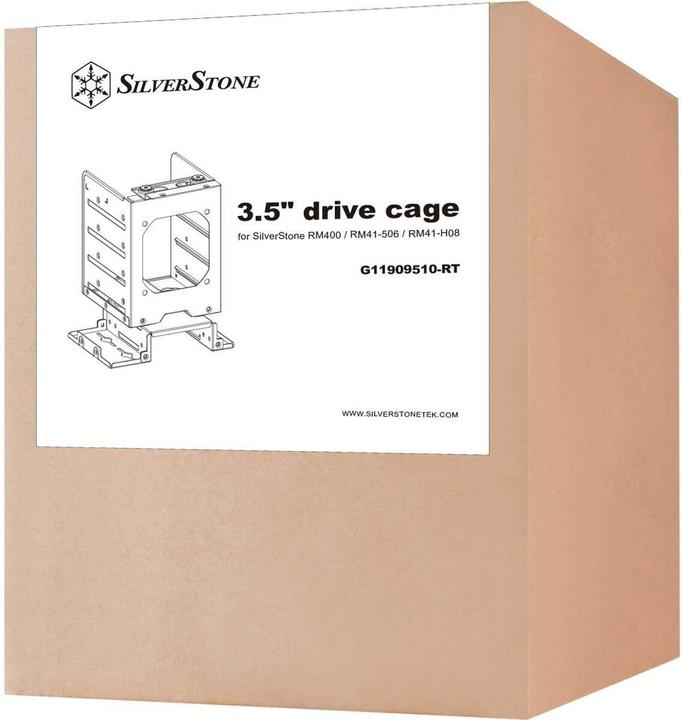 Produktbild Silverstone SST-G11909510-RT - 3.5" Festplattenkäfig für Rackmount Gehäuse RM400 / RM41-