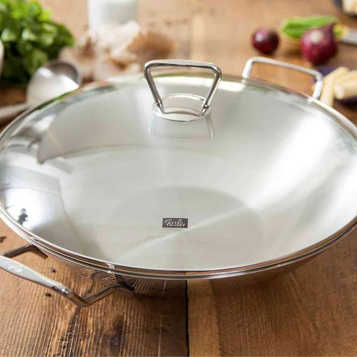 Produktbild Fissler 006-823-35-001/0 Pfanne Wok-/Bratpfanne Rund (Wok Pfanne, Edelstahl, 36 x 9.50 cm)