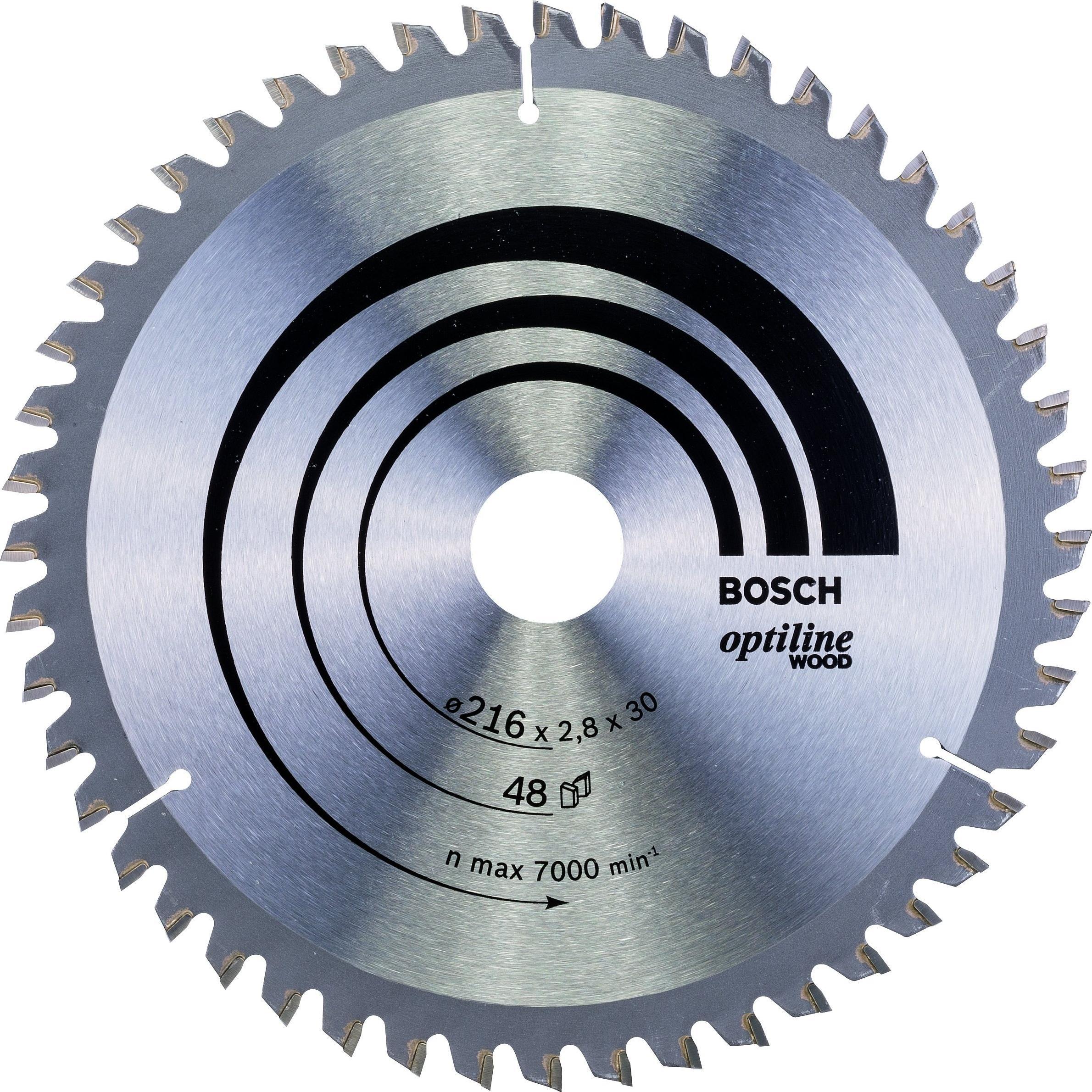 Bosch Professional Zubehör, Sägeblatt, PRO Wood Kreissägeblatt, 216 x 2.8 x 30 mm