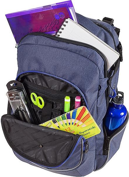 Produktbild Walker Schulrucksack Campus Evo Wizzard Blue Ivy (40 l)