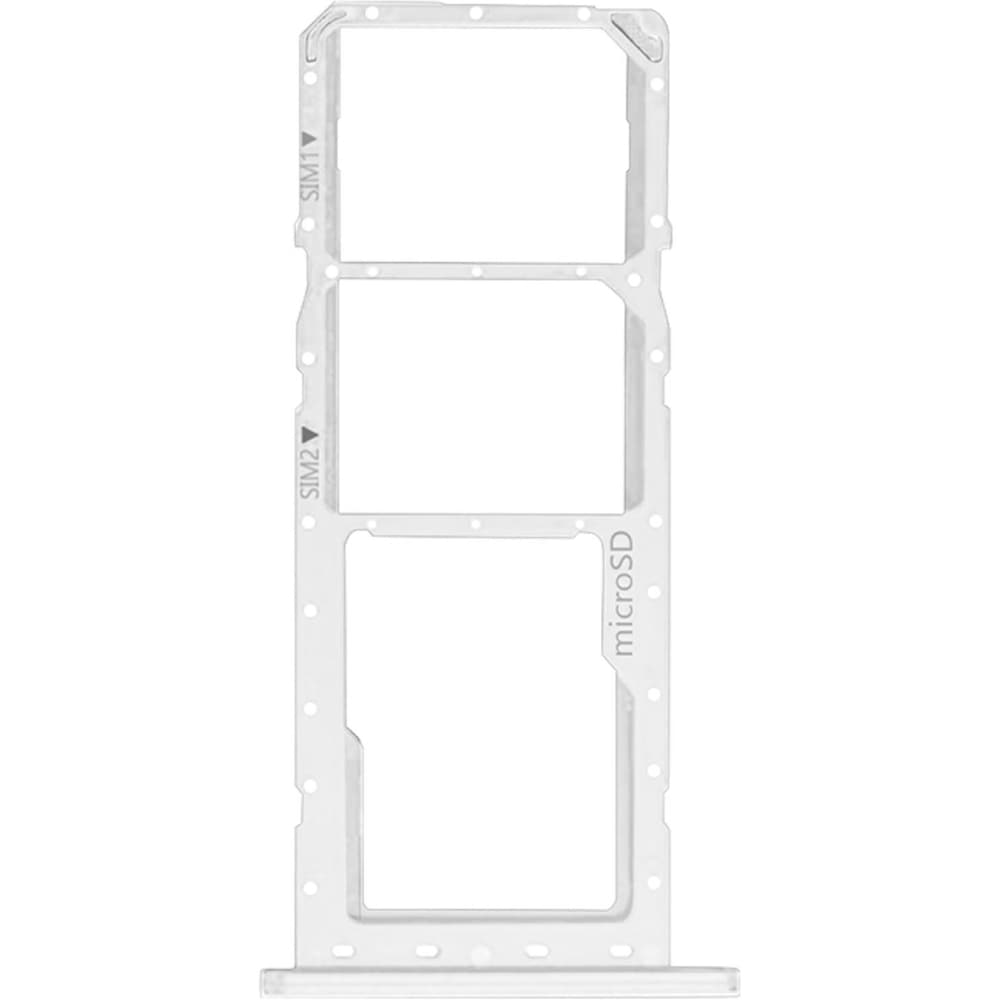 Clappio Ersatz Sim-Halter (SIM-Halterung, Galaxy A03s), Mobilgerät Ersatzteile, Weiss