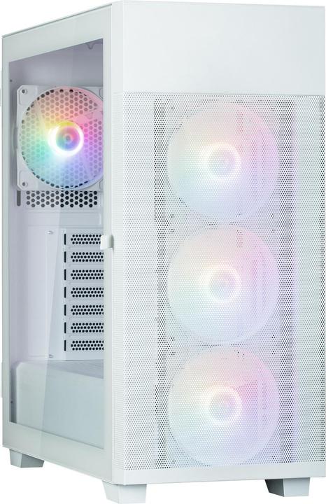 Actual product image Zalman S5 Neo White ATX, FRGB Fan x4 (ATX, Mini-ITX, mATX)