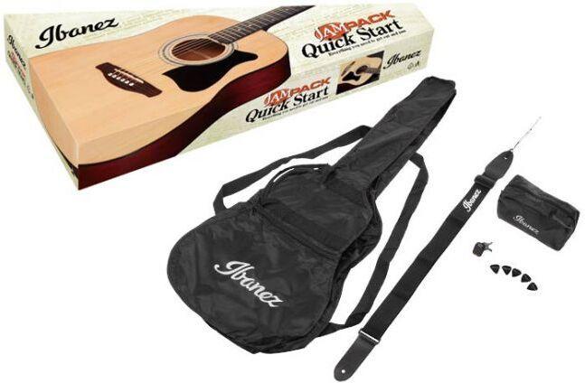 Productafbeelding Ibanez V50NJP-OVS Acoustic Guitar Package (Akoestische gitaar, Meranti nek, Meranti vloer en frames, Nandu toets, Vurenhouten bovenblad)