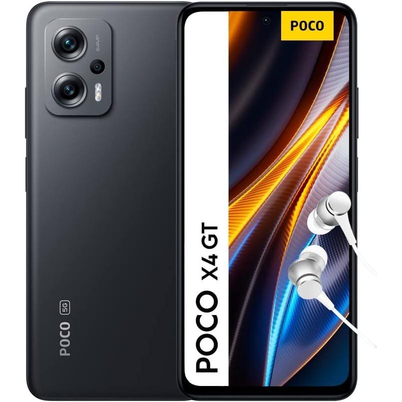 Xiaomi POCO X4 GT Black 8GB RAM 256GB ROM (256 GB, Black, 6.60"), Smartphone, Schwarz