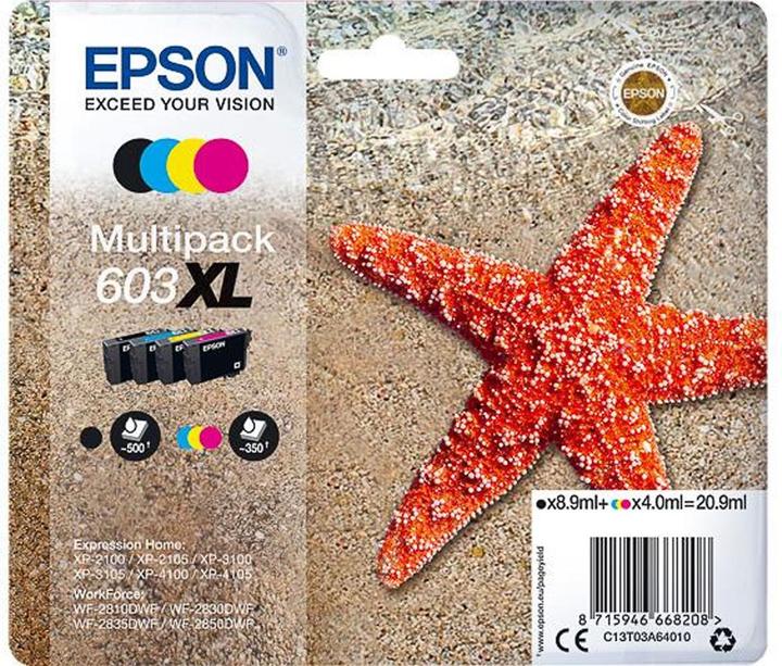 Actual product image Epson 603XL Multipack (M, C, Y, FC)