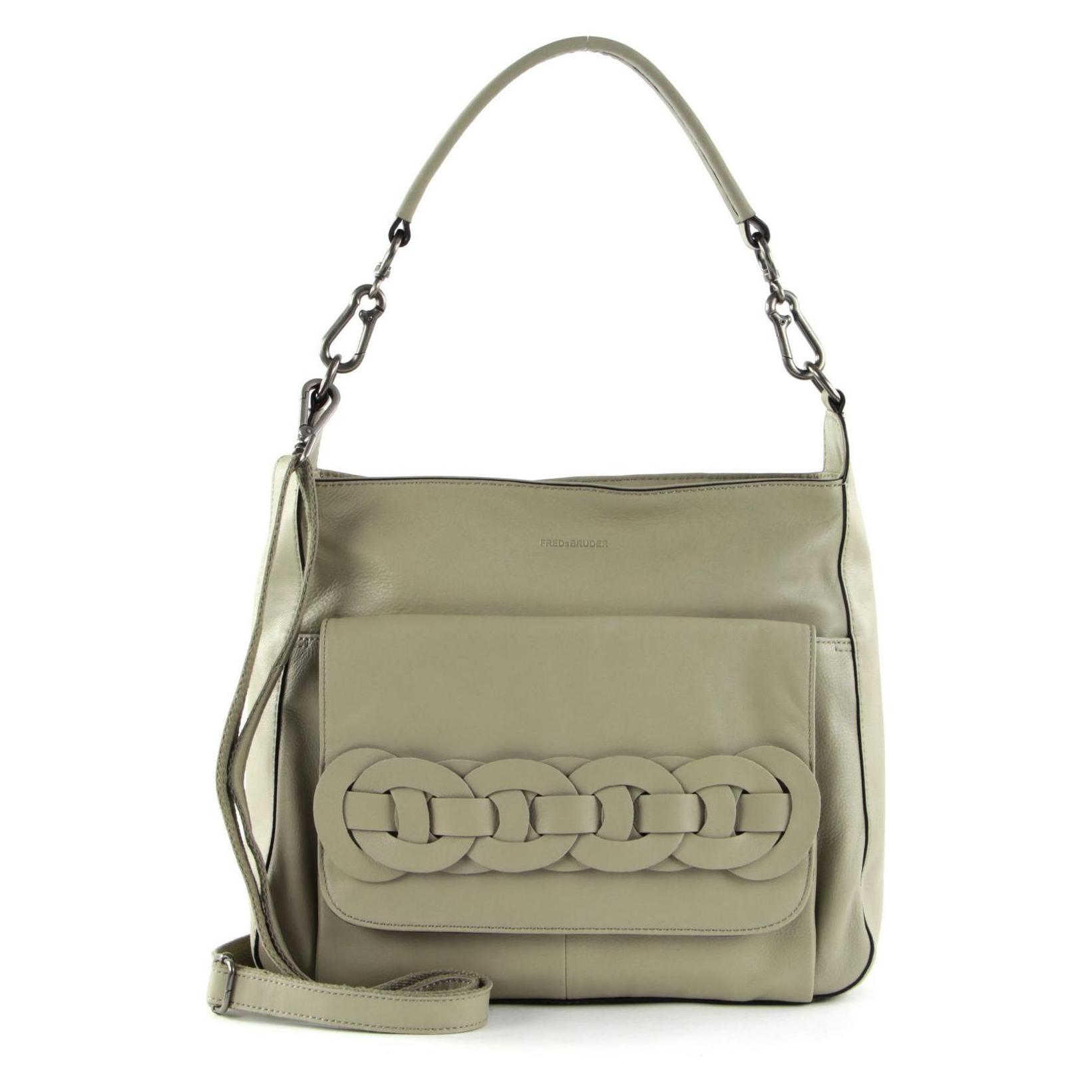FredsBruder, Damen, Handtasche, Link Collection Amura Shoulder Bag, Beige