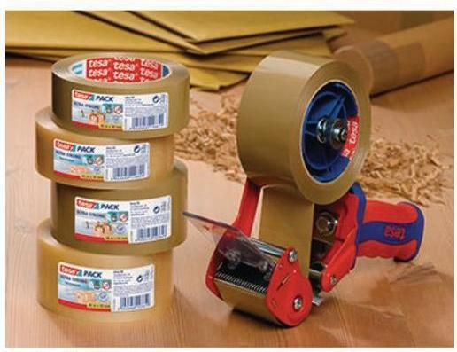 Produktbild tesa tesapack ULTRA STRONG Paketklebeband - PVC Packband für festes Verpacken und sicheres Bündeln (50 mm)
