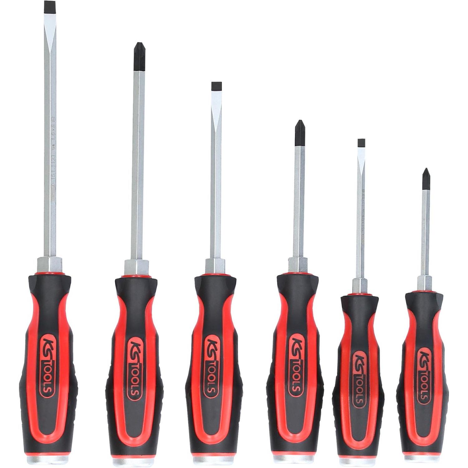 Thumbnail - KS Tools, Schraubenzieher, ERGOTORQUEmax Schlagkappen-Schraubendreher-Satz (Innenvierkant)