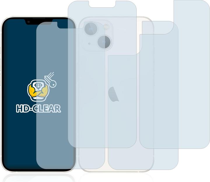 Produktbild BROTECT Schutzfolie Displayschutz Klar (2 Stück, Apple iPhone 13)
