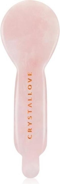 Crystallove Rosenquarz Löffel Augen Gua Sha - 1 Stück