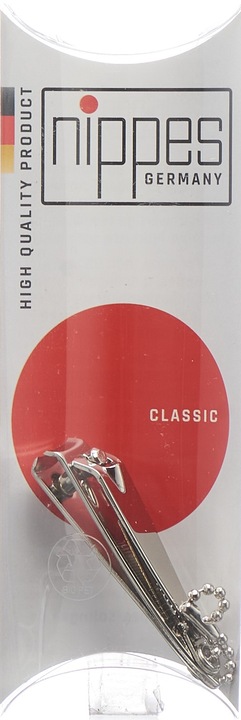 Actual product image Nippes Nail clippers with chain, nickel plated, 5 cm