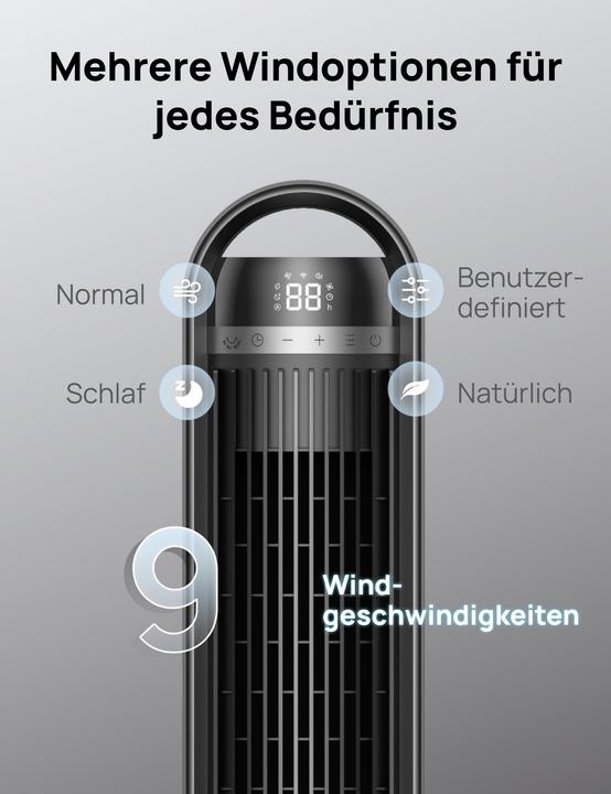 Produktbild Dreo - Tower Fan WiFi, 9 Speeds, 4 Modes, 106cm - Smart (48 dB)