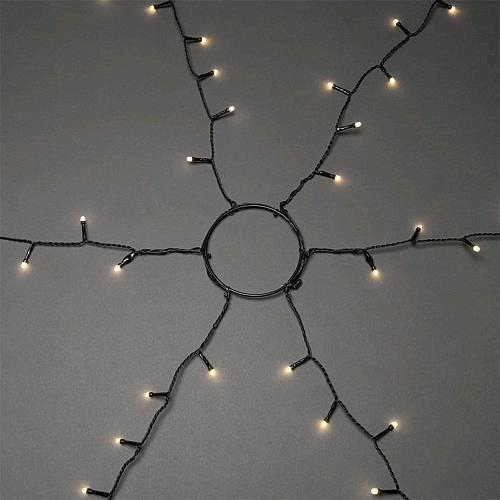 Actual product image Konstsmide LED tree mantle frosted 270 ww LED outdoor (1.80 m)