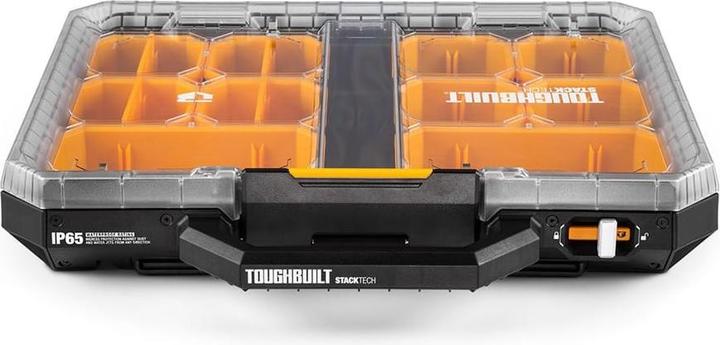 Productafbeelding ToughBuilt StackTech TB-B1-O-10 flacher Organizer 54 x 48 x 10 cm + 10x Inlay + 4x Trennwand