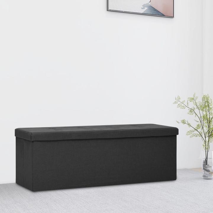 Actual product image vidaXL Bench with storage space (110 cm)