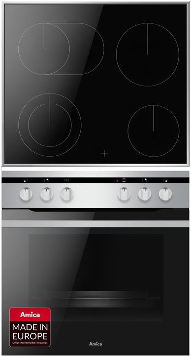 Actual product image Amica EHC 12713 E stainless steel