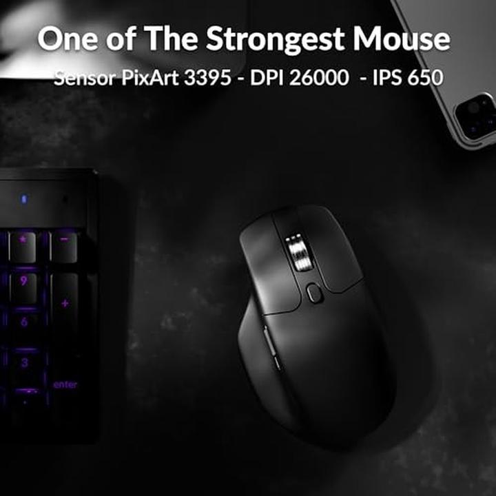 Produktbild Keychron M6 Leises Lichtloses Drahtloses Ergonomische Optische Maus