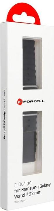 Produktbild Forcell Strap F-DESIGN FS01 strap for SAMSUNG Watch 22 mm black (Silikon)
