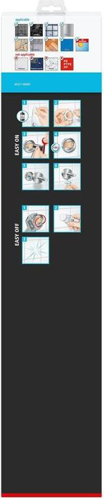 Actual product image tesa SMOOZ Towel rail two-arm incl. adhesive solution without drilling