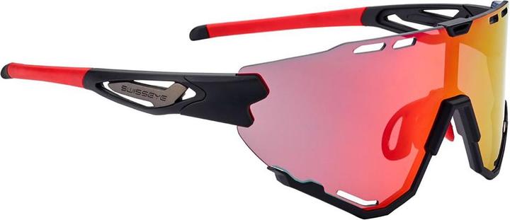 Image du produit Swiss Eye Lunettes de sport Mantra (Noir rouge mat, noir mat-rouge smoke BR)