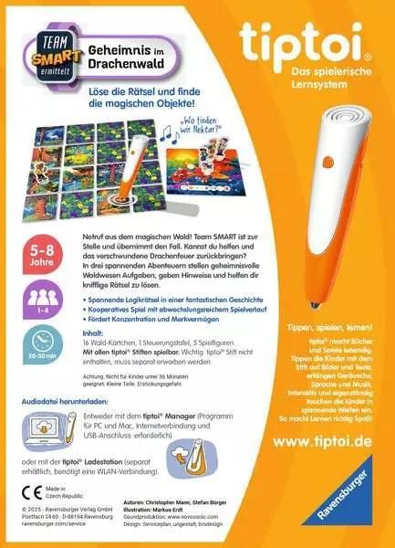 Actual product image Ravensburger Team Smart investigates - Mystery in the dragon forest (German)