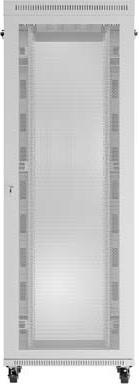 Image du produit Lanberg Armoire rack 19" verticale 47U 800x1200 grise avec portes perforées et LCD (Flat Pack) V2 (47 HE, Rack 19 pouces)