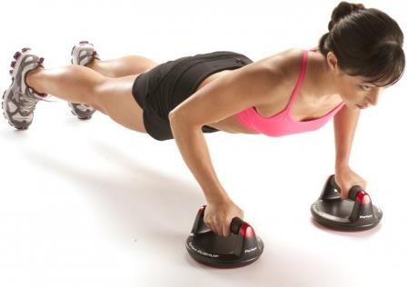 Actual product image Perfect Fitness Rotating push-up grips
