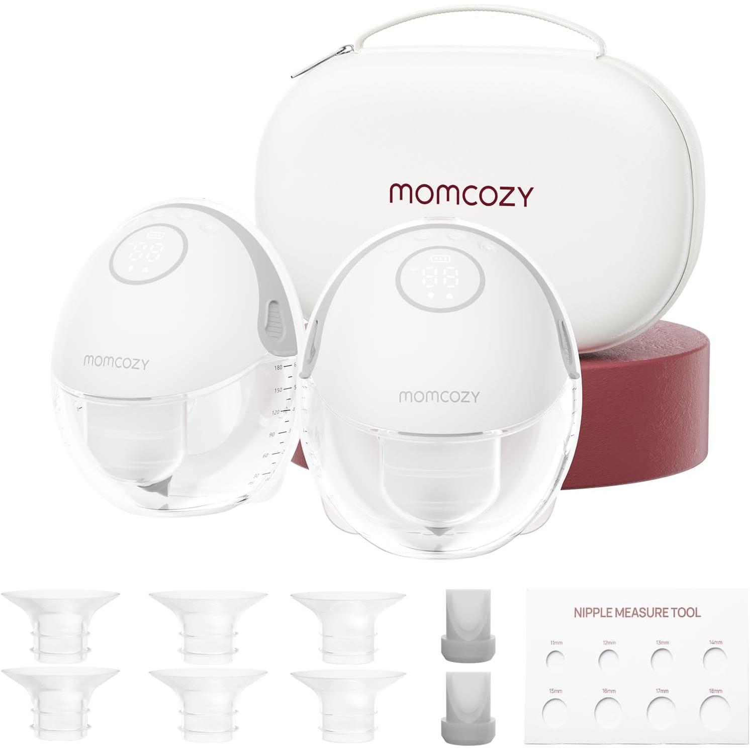 Thumbnail - Momcozy, Milchpumpe, M6 Hands-free Breast Pump Grey Double Packs