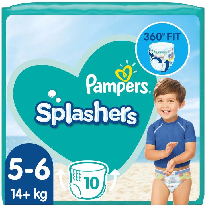 Actual product image Pampers Splashers (Size 5, Size 6, Pack, 10 Piece)