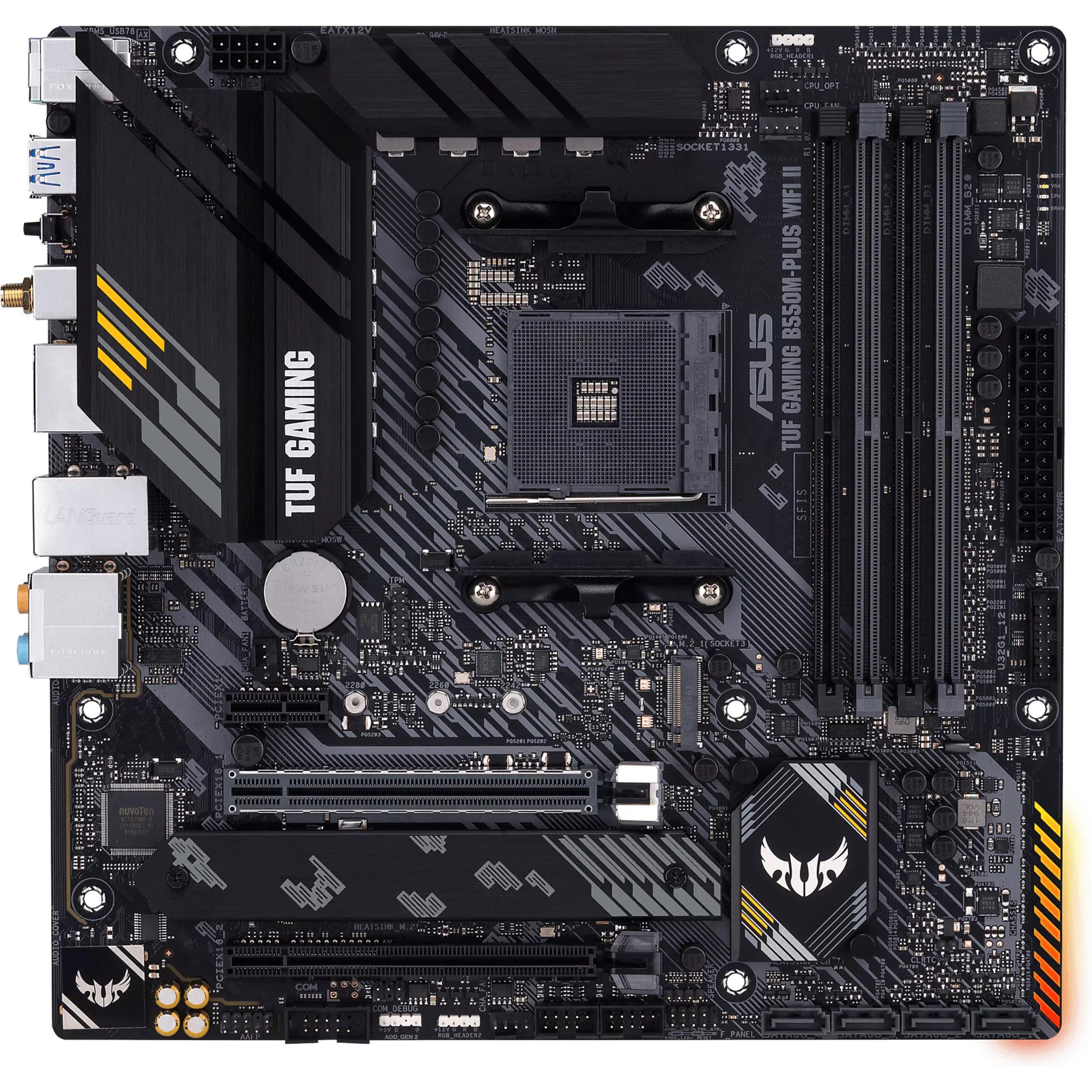 ASUS TUF GAMING B550M-PLUS WLAN II (AM4, AMD B550, mATX), Mainboard