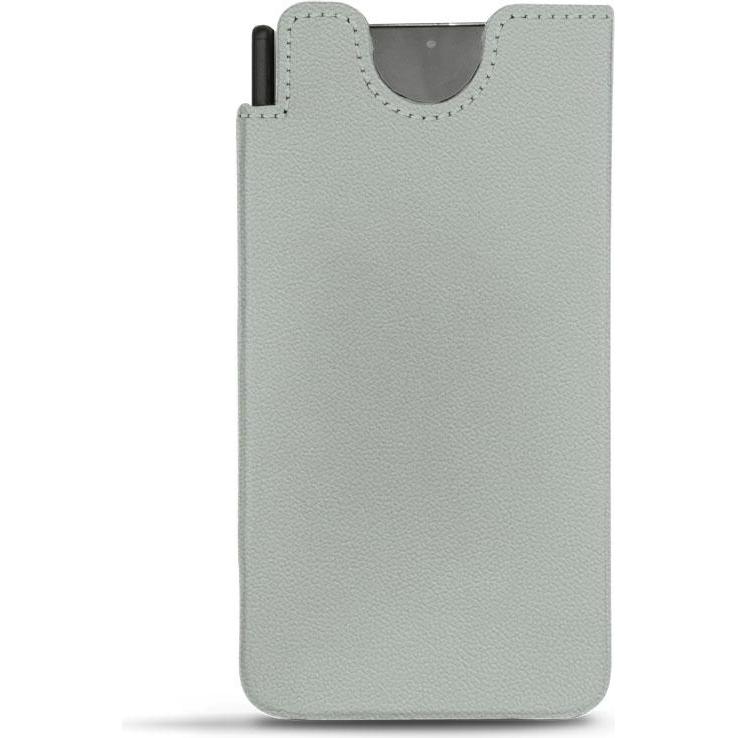 Noreve Lederschutzhülle (Samsung Galaxy S21 Ultra), Smartphone Hülle, Grau
